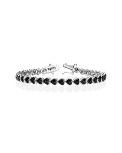 1.95 Cts Black Diamond Bracelet in 925