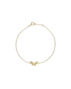 Butterfly Bracelet in 14K Yellow Gold