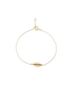 Kiss Charm Bracelet in 14K Yellow Gold