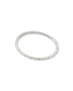 0.51 Cts White Diamond Tennis Bracelet in 925 Sterling Silver