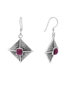 3.15 Cts Thulite Earring in 925