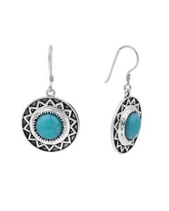 7.95 Cts Amazonite Earring in 925