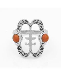 1.10 Cts Bumble Bee Jasper Ring in 925