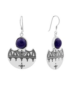 8.55 Cts Lapis Lazuli Earring in 925