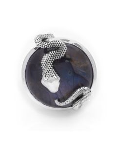 36.55 Cts Labradorite Ring in 925