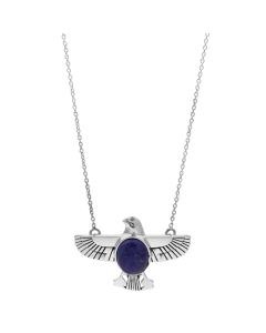 6.50 Cts Lapis Lazuli Necklace in 925