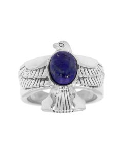 2.56 Cts Lapis Lazuli Ring in 925