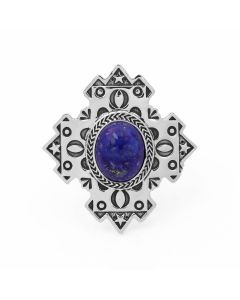 5.00 Cts Lapis Lazuli Ring in 925