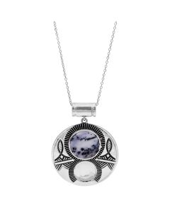 6.30 Cts Dendric Opal Pendant in 925