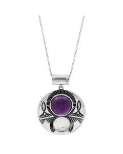 13.35 Cts African Amethyst Pendant in 925