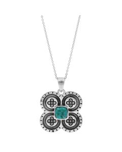 2.24 Cts Turquoise Pendant in 925