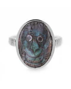 12.65 Cts Labradorite Ring in 925