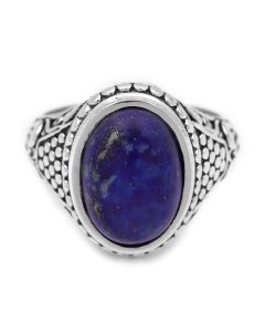 5.85 Cts Lapis Lazuli Ring in 925