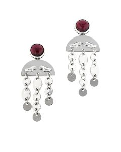 8.11 Cts Garnet Earring in 925
