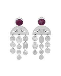 8.11 Cts Thulite Earring in 925