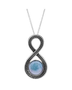 5.25 Cts Larimar Pendant in 925