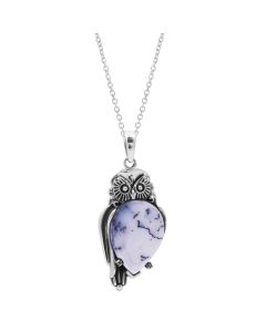 9.00 Cts Dendric Opal Pendant in 925