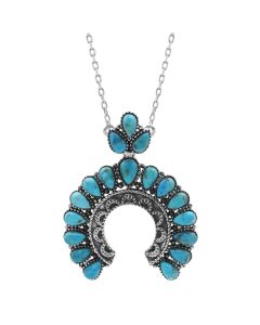 4.7 Ctw Turquoise Necklace in 925