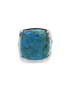 22.88 Ctw Turquoise Ring in 925