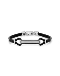 King Walter's Confidence-Boosting Men's Stainless Steel Bracelet