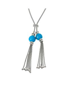 18.18 Cts Turquoise Necklace in 925