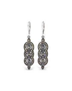 1.95 Cts Marcasite Earring in 925