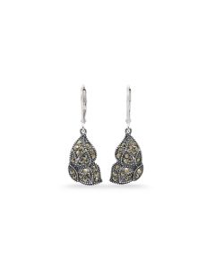 1.01 Cts Marcasite Earring in 925