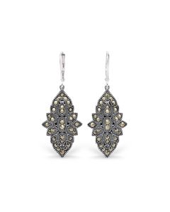 1.84 Cts Marcasite Earring in 925