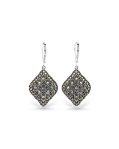 2.21 Cts Marcasite Earring in 925
