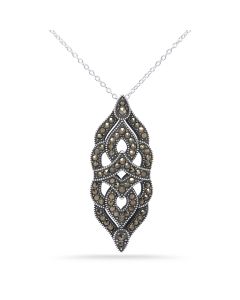 1.43 Cts Marcasite Pendant in 925