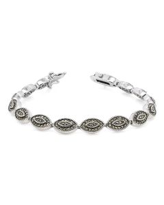 2.14 Cts Marcasite Bracelet in 925