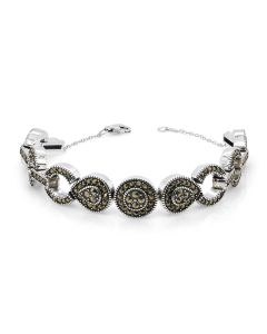 2.49 Cts Marcasite Bracelet in 925