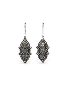 2.51 Cts Marcasite Earring in 925