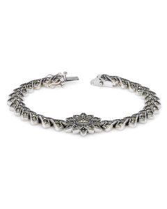 4.43 Cts Marcasite Bracelet in 925