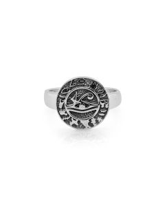 Eye of Horus Ring in 925