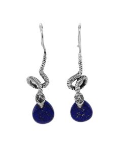 5.00 Cts Lapis Lazuli Earring in 925