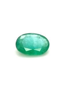 2.86 Cts Emerald 12X8 MM Oval Gemstone