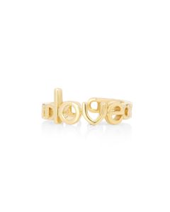 Love Ring in 14K Yellow Gold