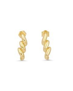 Rope Earring in 14K Yellow Gold