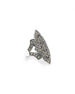 1.39 Cts Marcasite Ring in 925