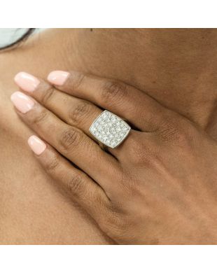 Diamond Halo Stud  Ten